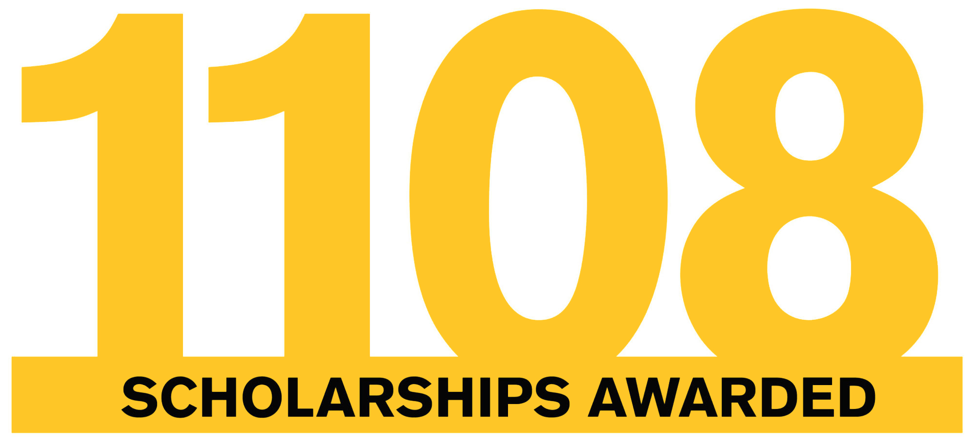 1108 scholarships awarded