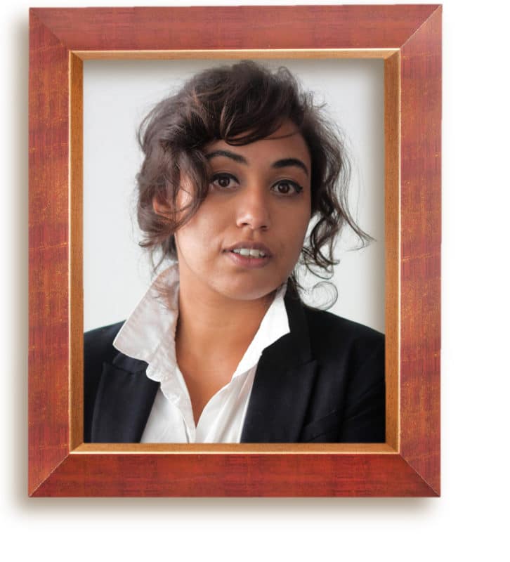 Photo of Dhyandra Lawson inside a picture frame