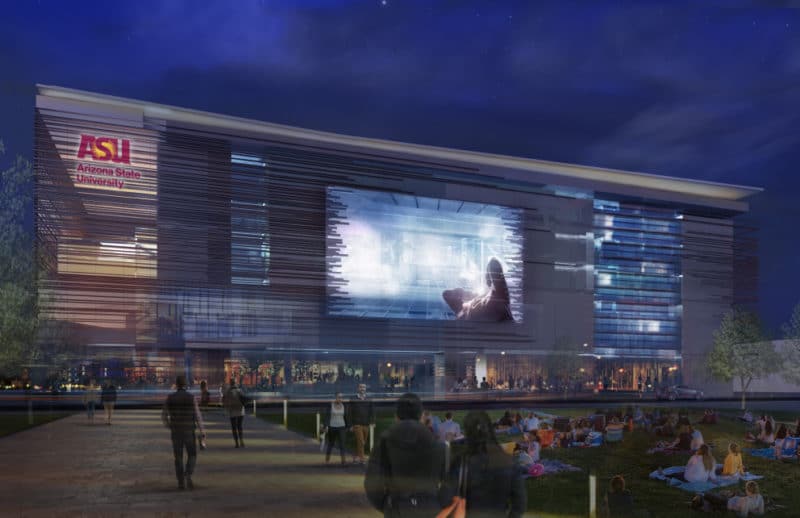 Building rendering of ASU Mesa location